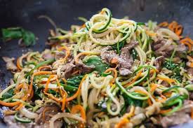 Maybe you would like to learn more about one of these? Korean Zucchini Noodles Recipe Japchae Steamy Kitchen