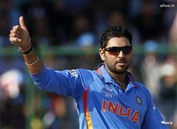 Yuvraj Singh Celebrating A Wicket Yuvraj Singh Cricket Singh