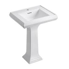 Archer offers a timeless appeal, blending subtle elements of craftsman techniques and the intricate facets of jewelry. Kohler Memoirs Pedestal Combo Bathroom Sink In White K 2238 1 0 At The Home Depot Pedestal Sink Kohler Memoirs Wall Mounted Bathroom Sinks