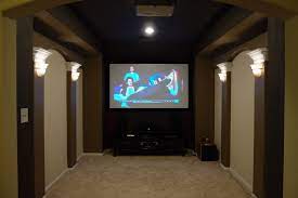 Ideally, you want to hear only the sound which is coming directly from your speakers and not the reflected sound from walls, ceilings and floors. Need Help With Acoustic Panel Placement In A Finished Theater Room Avs Forum Home Theater Discussions And R Wall Panels Acoustic Panel Acoustic Wall Panels