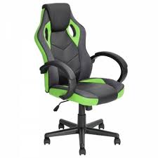 Gaming chair, cadcah ergonomic computer chair reclining high back office chair height adjustment desk chair with armrests headrest and lumbar support pc gaming chair for adults teens men women (white) 4.4 out of 5 stars 3,701. High Back Pu Leather Gaming Chair Reclining Computer Chair Office Chair Green 6935653105762 Ebay Leather Office Chair Gaming Chair Racing Chair