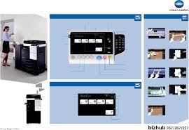 Types of printer drivers, required settings and basic operations (for mac os), preparation flow. Konica Minolta Bizhub 367 Bizhub 287 Bizhub 227 User Manual