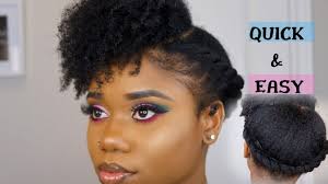 Natural hair rebel's finger coils are pop. Quick And Easy Hairstyle For Short Awkward Length 4 Type Natural Hair Adore Natural Me