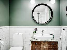 Wie man mit ein paar pflanzen und den richtigen accessoires sein badezimmer verschönern kann. 10 Ideen Die Jedes Halbhoch Geflieste Bad Aufpeppen