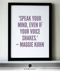 It's part of what is called bulbar symptoms. Ana Alvarez On Twitter Upworthy Speak Your Mind Even If Your Voice Shakes Maggie Kuhn Http T Co D757mldqhc Aplica