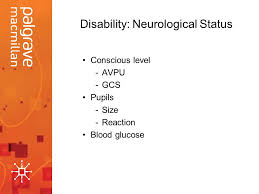 Emergency Care Interventions Neurological Assessment