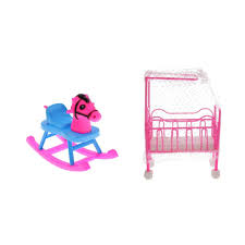 Schau dir unsere auswahl an barbie bett an, um die tollsten einzigartigen oder spezialgefertigten handgemachten stücke aus unseren shops für puppenmöbel zu finden. Rosa Babybett Bett Schaukelpferd Kaufland De