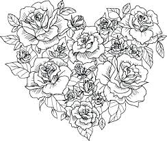 Get the markers out and make an average day a little more magical (for free!) by printing out a few of our favorite fairy, rainbow, and baby unicorn coloring pages. Printable Rose Coloring Pages Pdf For Everyone Coloringfolder Com Heart Coloring Pages Rose Coloring Pages Valentine Coloring Pages