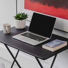 Tabletop 39 3/8x23 5/8 $ 8. Fold Up Desk Space Saving Simple Folding Office Away Small Flat Top Work Table 5055415997679 Ebay