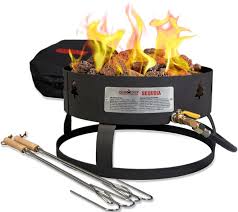Camco 58041 portable campfire outdoor propane heater compact fire pit with lava rocks for camping, tailgating, and patios, black camcon new at target ¬ $109.99 reg $133.99 Camp Chef Sequoia Fire Pit Rei Co Op