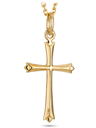 Collier croix en or pour homme