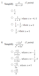Write 1 1 as a fraction with a common denominator. Solved Simplify X 4x X 2 1 4 1 X 4 Where Notequalto Chegg Com