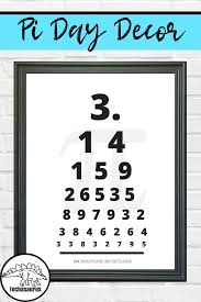 Pi Day Decorations Pi Day Activity Math Posters Pi Activities Math Poster Science Vocabulary Activities