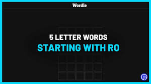 This puzzling new word game combines a word search with a jumble. 5 Words That Start With A Letter Wordle Wstpost