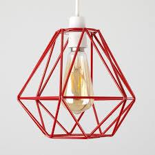 Carnegie 20cm Metal Novelty Lamp Shade Minisun Colour Red Ceiling Pendant Glass Pendant Shades Metal Drum Shade