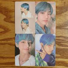 Maybe you would like to learn more about one of these? V Official Photocard 4 Pcs Set Bts Map Of The Soul X3a Persona 100 X25 Authentic Genuine Official Pho Photocard Kim Taehyung Wallpaper Photo Wall Collage