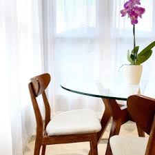Jensen Round Dining Table In 2020 Glass Round Dining Table Glass Dining Table Decor Round Dining Table