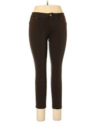 Details About Inc International Concepts Women Brown Jeggings 10 Petite