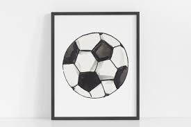 Soccer Wall Art Soccer Print Sports Print Sport Poster Etsy In 2020 Soccer Wall Art Boys Room Wall Art Art
