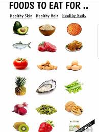 Food For Heathy Skin Hairs And Nails Healthy Healthy Eating Nutrition