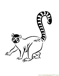 Make a coloring book with lemur coloring page for one click. Lemur Coloring Page For Kids Free Lemur Printable Coloring Pages Online For Kids Coloringpages101 Com Coloring Pages For Kids
