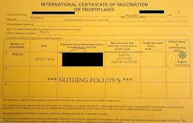 Cholera (cdc yellow book) hepatitis a: Traveling You May Need To Get A Polio Vaccine Certificate Here S How