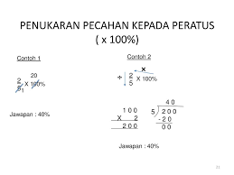 Tukar 25.5% kepada 25.5 / 100. Sk Sungai Siput U Nota Matematik Ppt Download