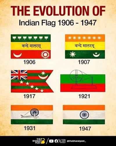 The journey of India's national flag mirrors the nation's long struggle for freedom and its search for identity. From the early flags of 1906 and 1907 that voiced resistance against colonial rule,
