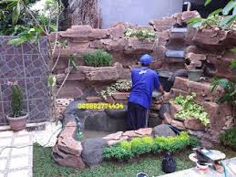 Relif Tebing Buatan Kolam Hias Relif Alami Kolam Air Mancur Jasa Pembuatan Kolam Bergaransi Tukang Kolam Profesional Ahli Pembuat Kolam Kolam Batu B Taman Jenis Taman Taman Jepang