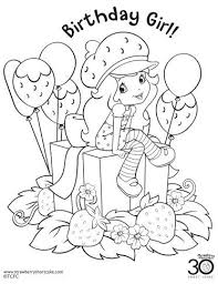 12 Strawberry Shortcake Birthday Party Printable Coloring Pages Birthday Coloring Pages Strawberry Shortcake Coloring Pages Coloring Pages