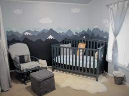 Baby Nursery Mountain Theme The Crafty Nurse Baby Boy Room Nursery Baby Room Themes Baby Girl Nursery Room