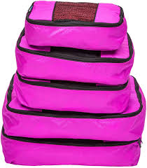 Durable 5 Piece Weekender Travelwise Packing Cube System Set Suitcases Travel Bags Luggage Umoonproductions Com