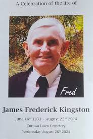 VALE Fred Kingston . . . today a Lowesdale icon was laid to rest. Lowesdale  P & C extends our condolences and support to Fred's family following his  passing. Fred Kingston and