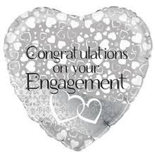 Wishing you all the best for the future. Engagement Congratulations Heart Foil Balloon Fabulous Partyware