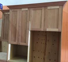 Unfinished | stock kitchen cabinets. Unfinished Natural American Cherry Shaker Kitchen Cabinets