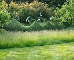Ihavethisthingwithhedges Farleigh House Farleigh Wallop Basingstoke England A Flock Of Steel Seagulls C Dream Garden Topiary Garden Outdoor Gardens
