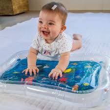Play mats and gyms come with unique toys and accessories that tend to keep the baby engaged and also. Baby Inflatable Aquarium Water Mat Toy Tummy Time Mat Tummy Time Activities Water Mat