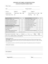 The pistol is used in good working order. Glock Inspection Form Fill Online Printable Fillable Blank Pdffiller