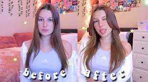 Here's another example of the curtains style proving their popularity for tiktok stars. Cutting My Own Curtain Bangs Tiktok Made Me Do It Youtube