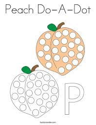 We did not find results for: Peach Do A Dot Coloring Page Twisty Noodle
