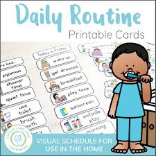 These fab home themed visual timetable cards are great for helping your children organize their day. Daily Routine Cards Little Lifelong Learners