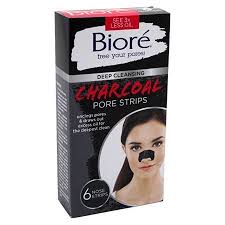 Biore Charcoal Deep Cleansing Pore Strips 18ct Pin On Products