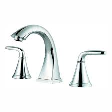 Pfister Pasadena 8 In Widespread 2 Handle Bathroom Faucet In Polished Chrome Lf 049 Pdcc The Home Depot High Arc Bathroom Faucet Bathroom Faucets Faucet