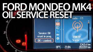 How To Reset Oil Service Reminder In Ford Mondeo Mk4 Inspection Maintenance Oil Service Ford Mondeo Ford
