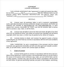 8+ License Agreement Samples, Templates, Examples | Sample Templates