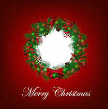 Maybe you would like to learn more about one of these? Free Vectors Decorative Christmas Wreath On Red Background Flower Vector