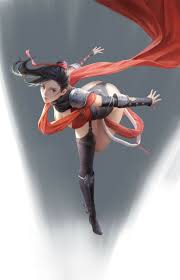 Myrascha Fliegt Uber Die Dacher Der Stadt Fantasy Character Design Concept Art Characters Fantasy Girl