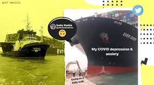 Humorous interpretation:evergreen vs suez canalevergreen memesuez canal memesuez canal blocked memesuez canal jamever given suez canalever given memeсуэцкий. Ynslix4ebsdymm