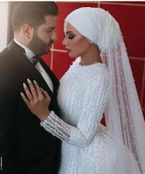 65 Ideas For Wedding Veils Hijab Muslim Brides Muslim Wedding Dress Hijab Bride Muslimah Wedding Dress Muslim Wedding Gown