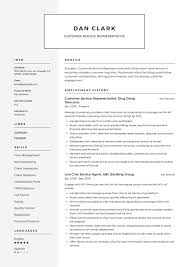 customer service representative resume